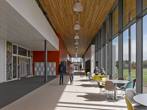 Photo of the main interior space of Fareham CEMAST